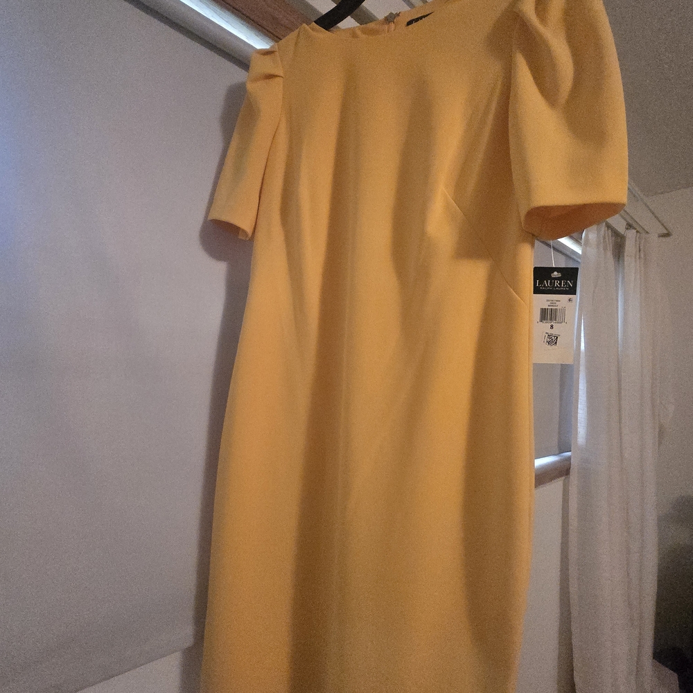Ralph Lauren Yellow Midi Dress